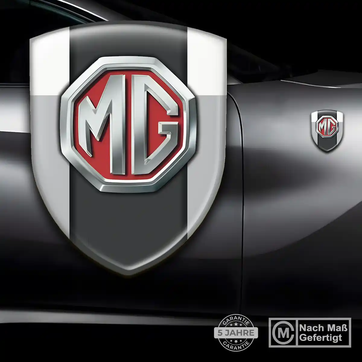 MG Embleme Modernes Design
