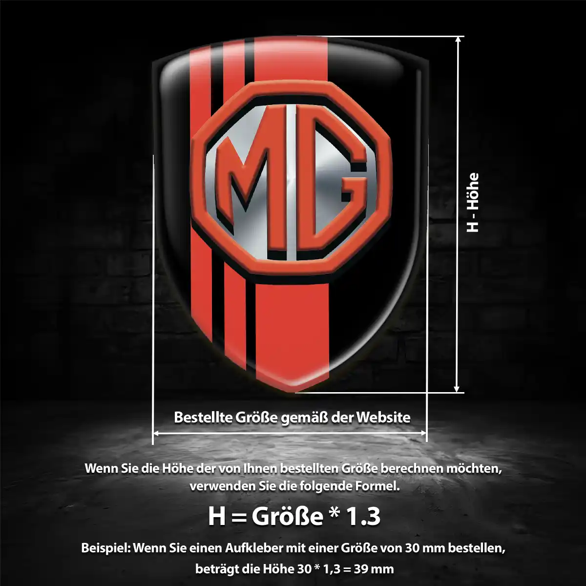 MG Embleme Premium-Edition