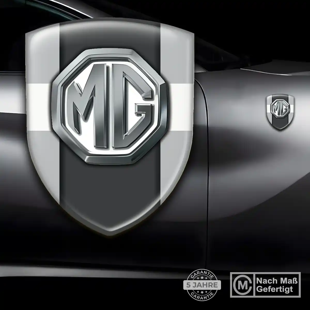 MG Embleme Silikon Aufkleber Anspruchsvolles Design