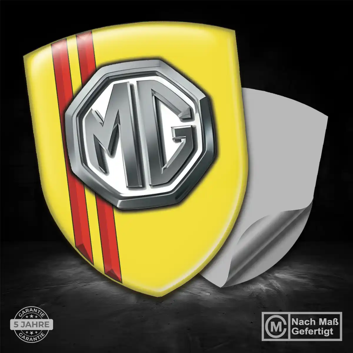 MG Embleme Silikon Aufkleber Auto Edles Design
