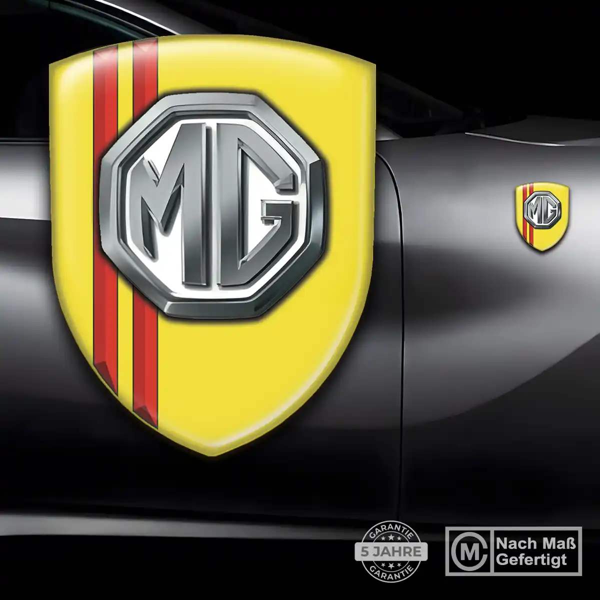 MG Embleme Silikon Aufkleber Auto Edles Design