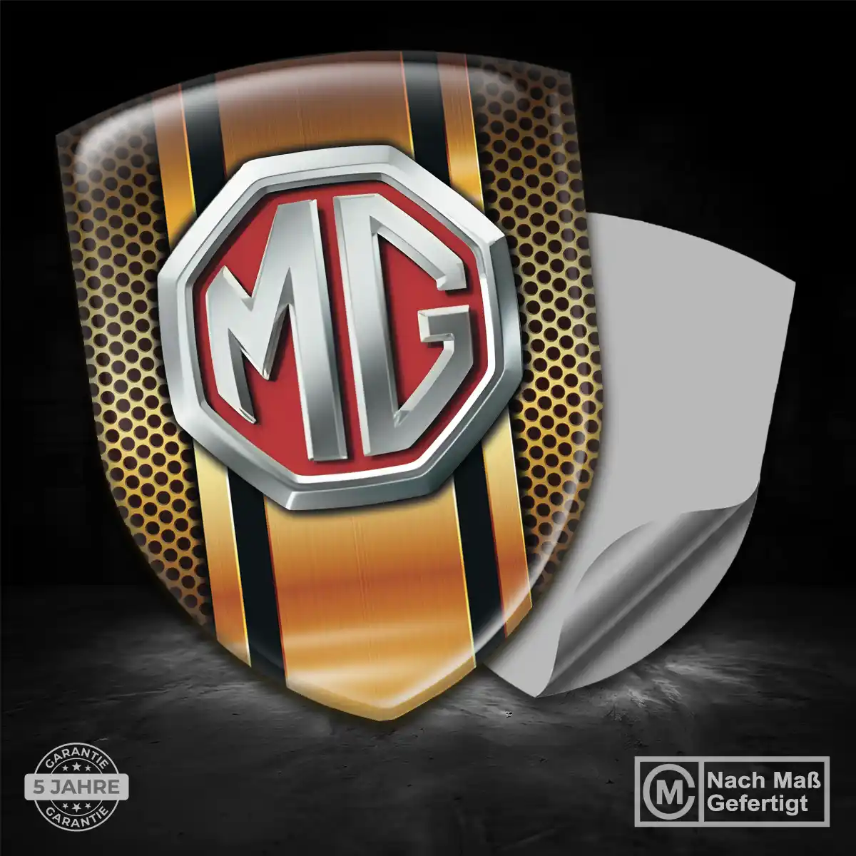 MG Embleme Silikon Aufkleber Auto Elegantes Design
