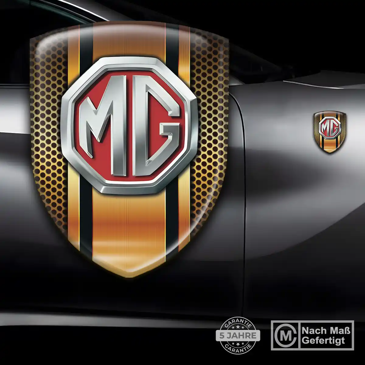 MG Embleme Silikon Aufkleber Auto Elegantes Design