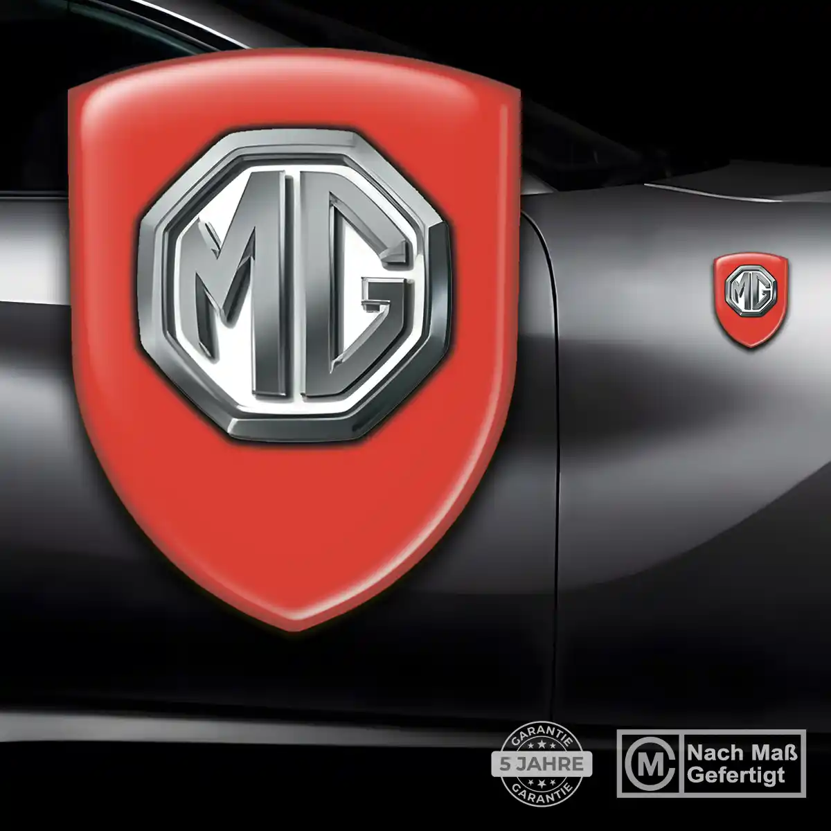 MG Embleme Silikon Aufkleber Auto Hochwertiges Harz