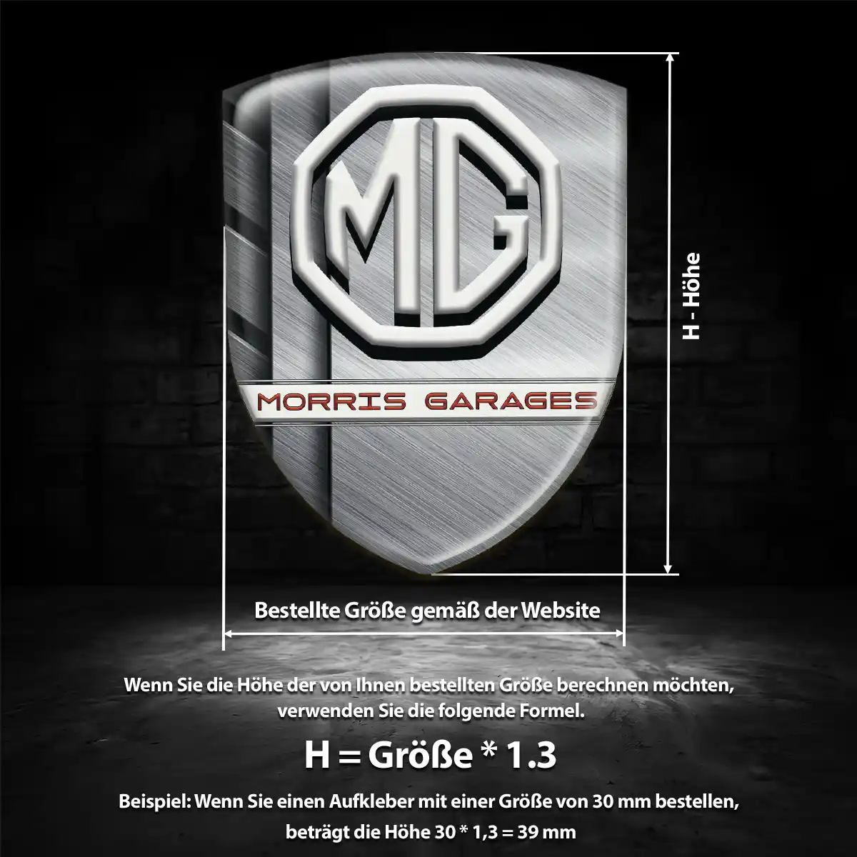 MG Embleme Silikon Aufkleber Auto Luxus-Edition