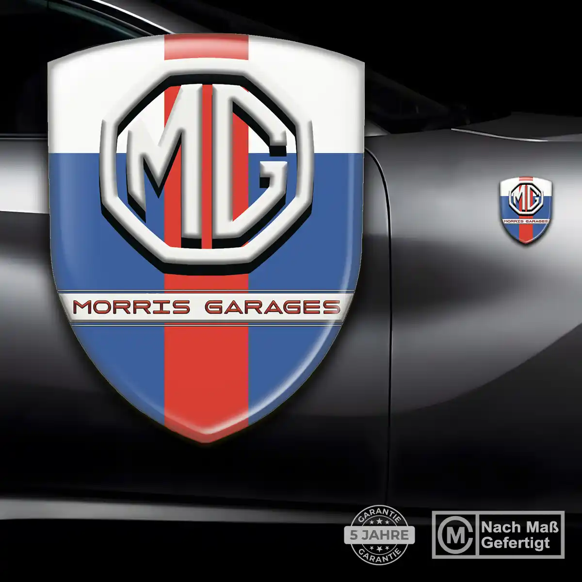 MG Embleme Silikon Aufkleber Auto Markenedition