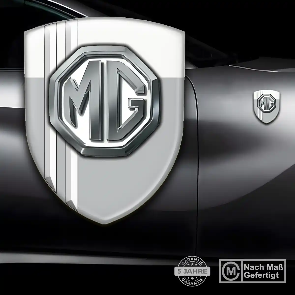 MG Embleme Silikon Aufkleber Auto Premiumqualität
