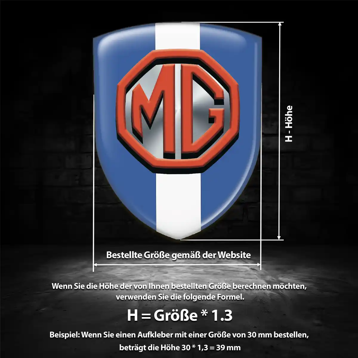 MG Embleme Silikon Aufkleber Auto Stilvolles Design