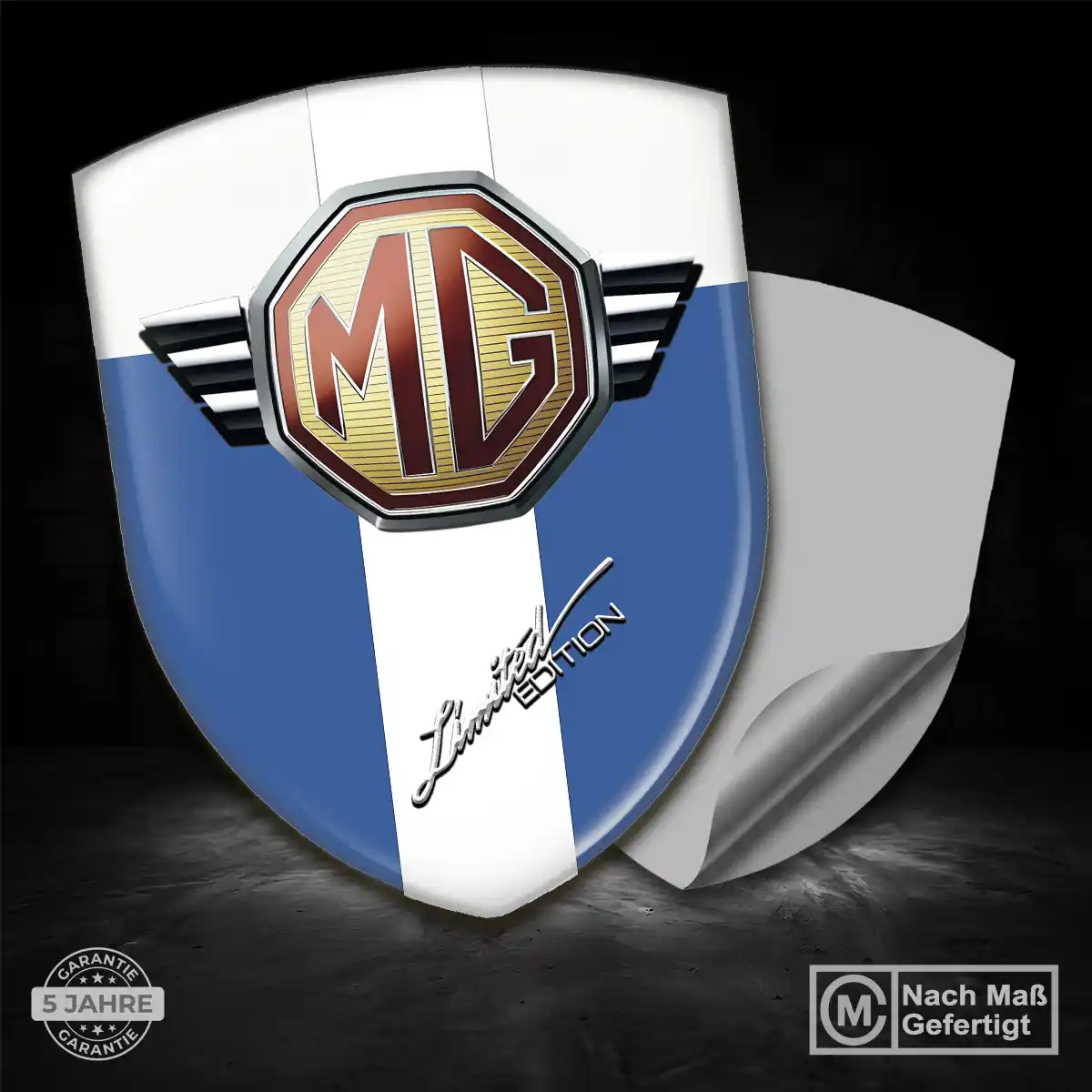 MG Embleme Silikon Aufkleber Auto Tuningfahrzeug