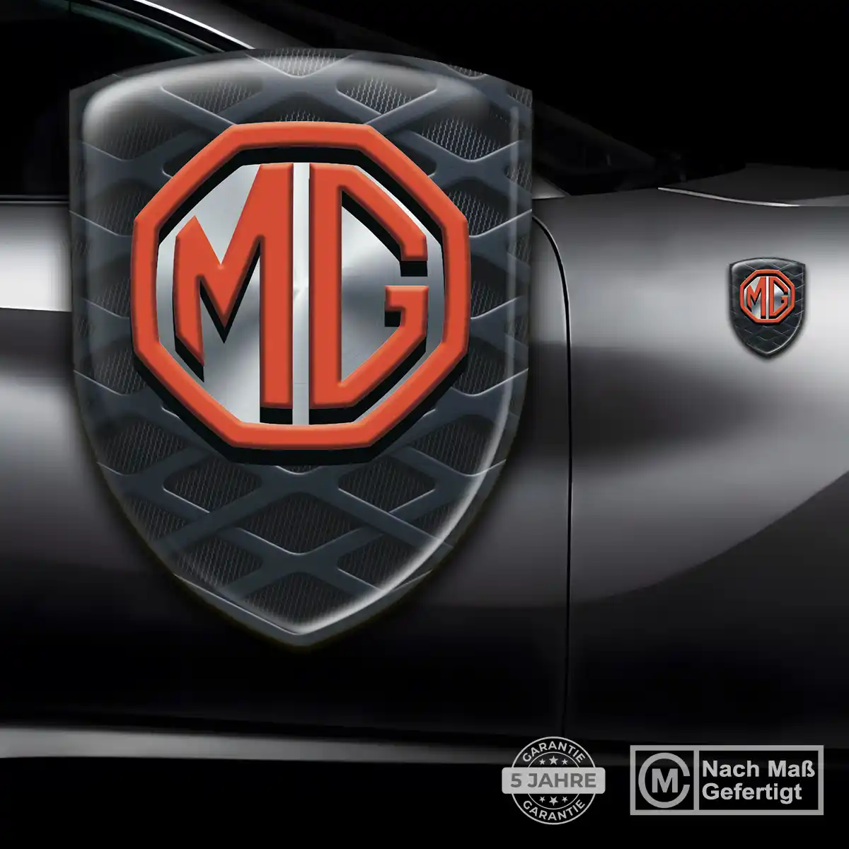 MG Embleme Silikon Aufkleber Erstklassige Qualität