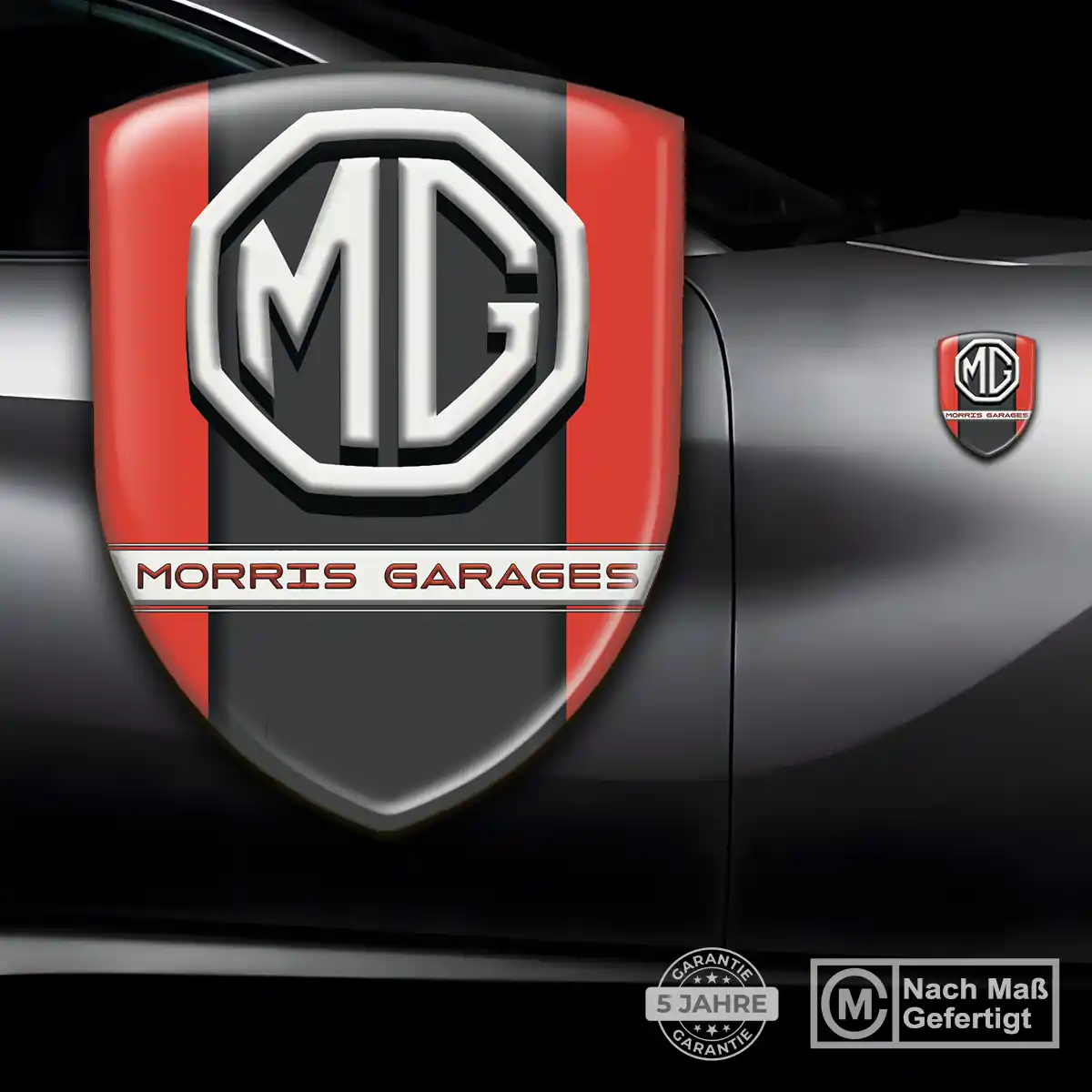MG Embleme Silikon Aufkleber Exterieurdesign