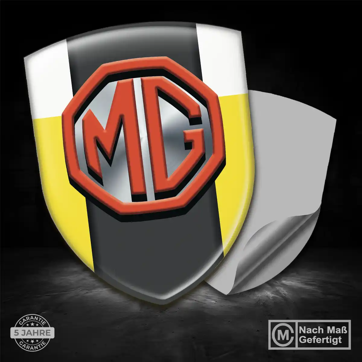 MG Embleme Silikon Aufkleber Luxus-Edition