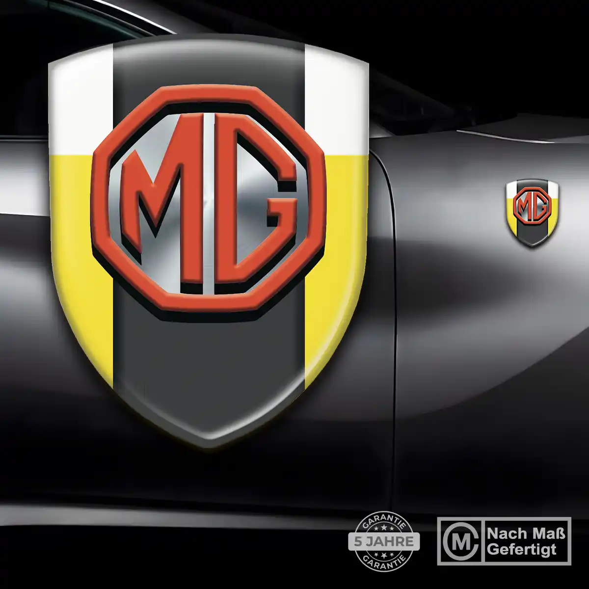 MG Embleme Silikon Aufkleber Luxus-Edition