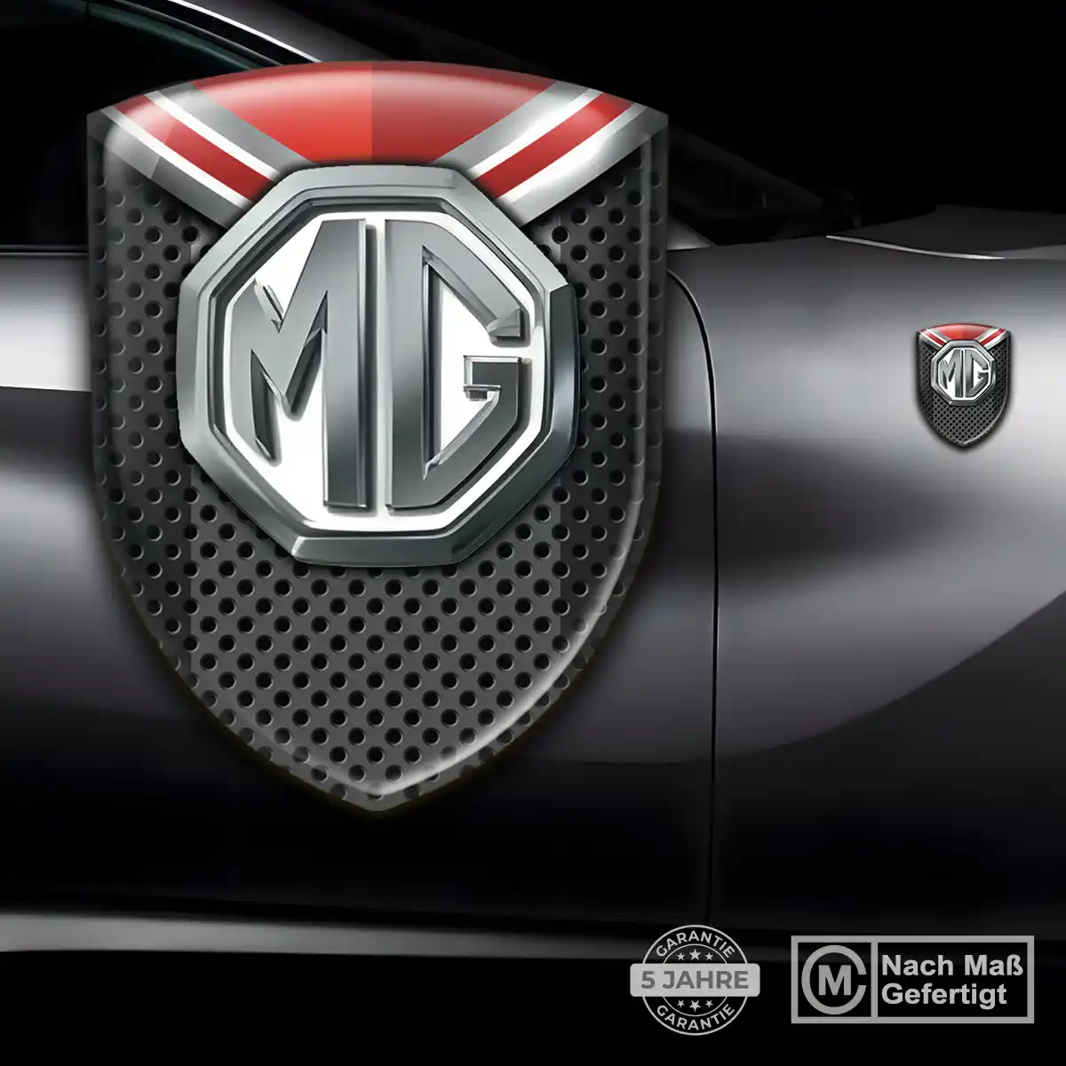 MG Embleme Silikon Aufkleber Modernes Design