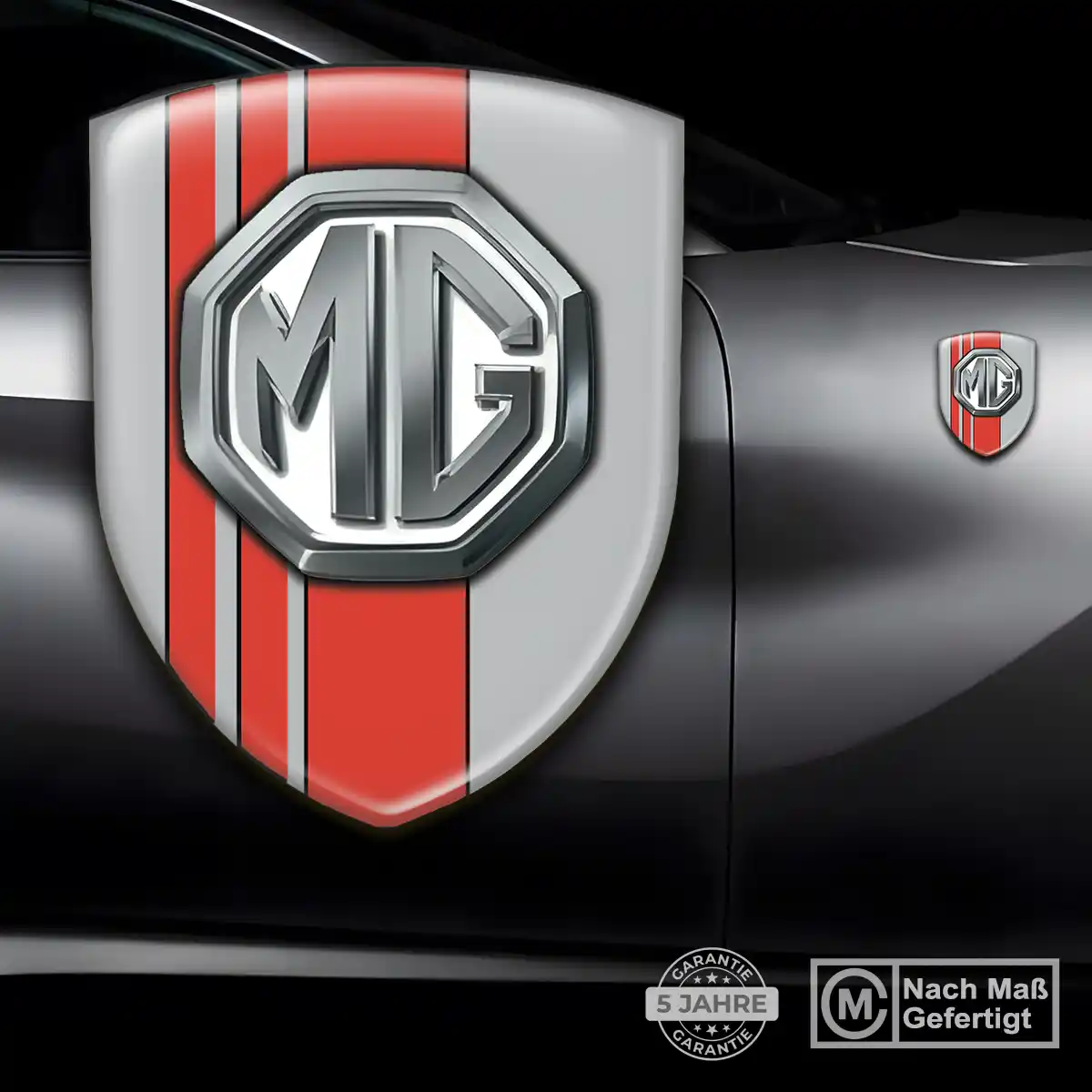 MG Embleme Stilvolles Design