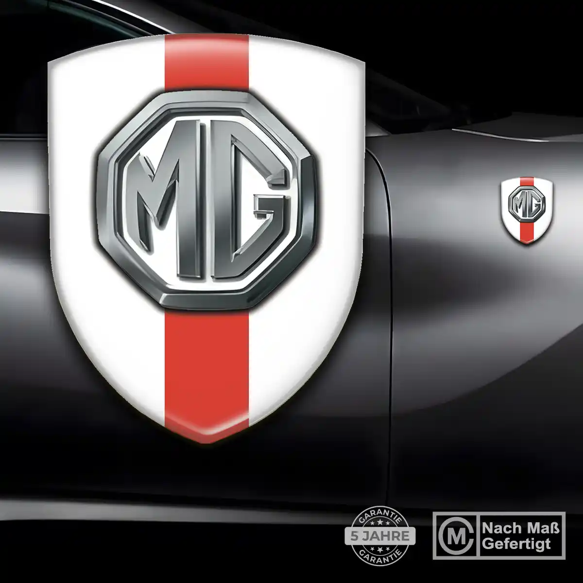 MG Silikon Aufkleber Auto Edles Design