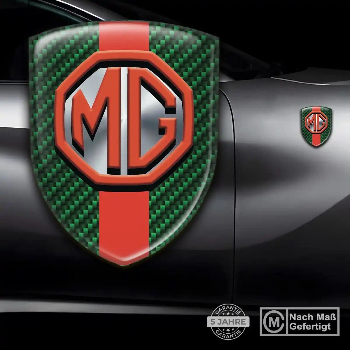 MG Silikon Aufkleber Auto Limitierte Auflage
