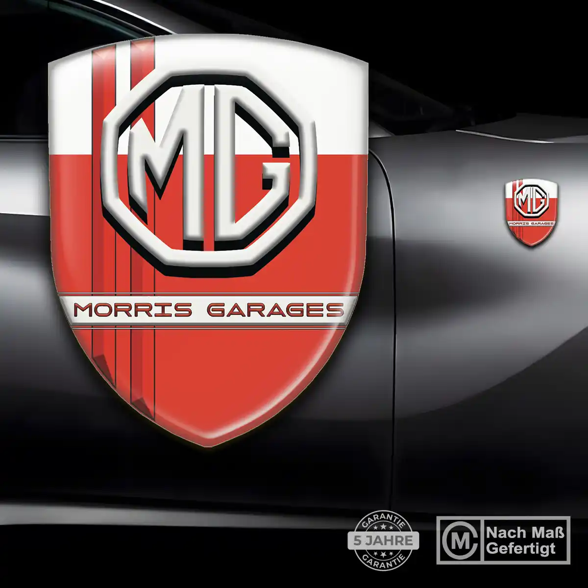 MG Silikon Aufkleber Embleme Ausdrucksstarkes Design