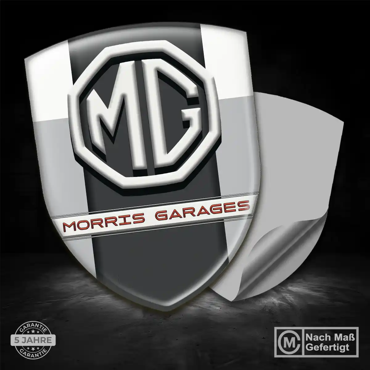 MG Silikon Aufkleber Embleme Auto Edles Design