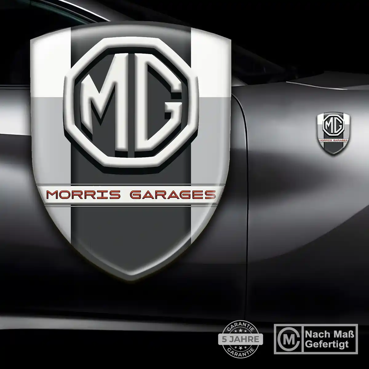 MG Silikon Aufkleber Embleme Auto Edles Design