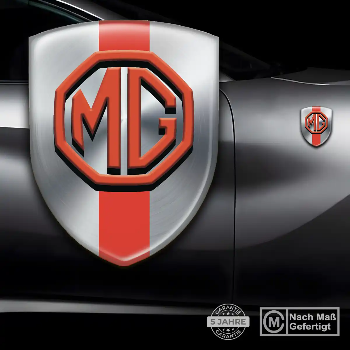 MG Silikon Aufkleber Embleme Auto Exterieurdesign