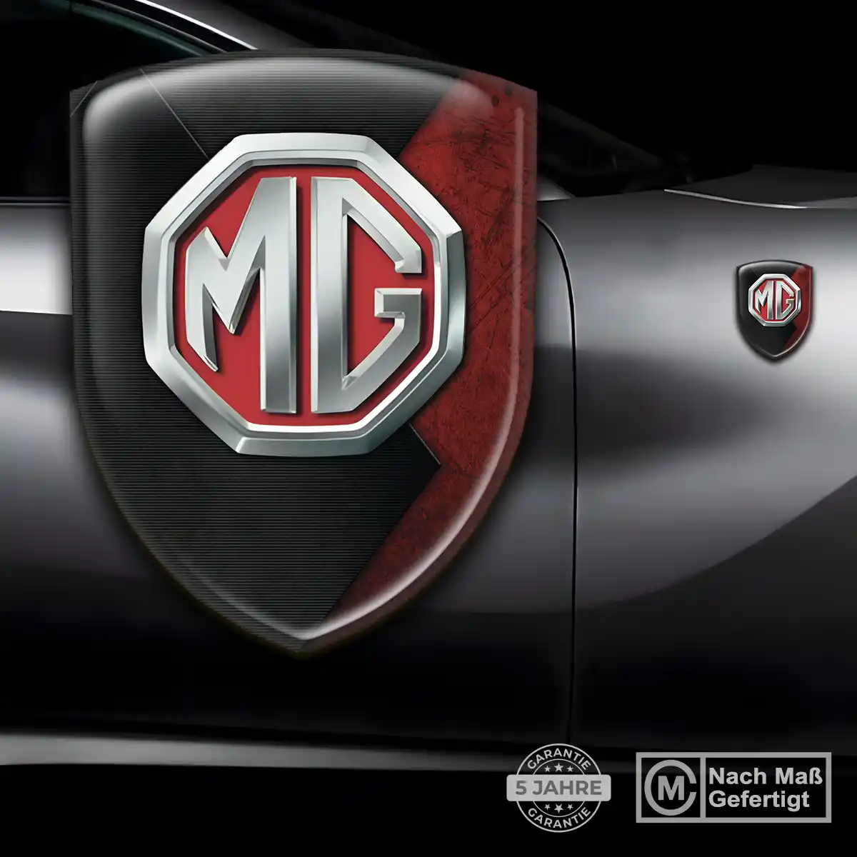 MG Silikon Aufkleber Embleme Auto Hochwertiges Harz
