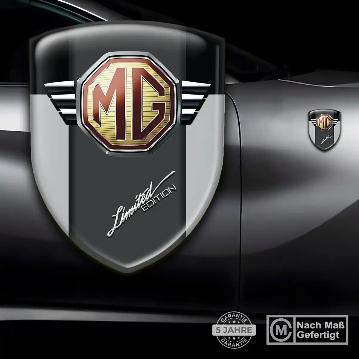 MG Silikon Aufkleber Embleme Auto Interieurdesign