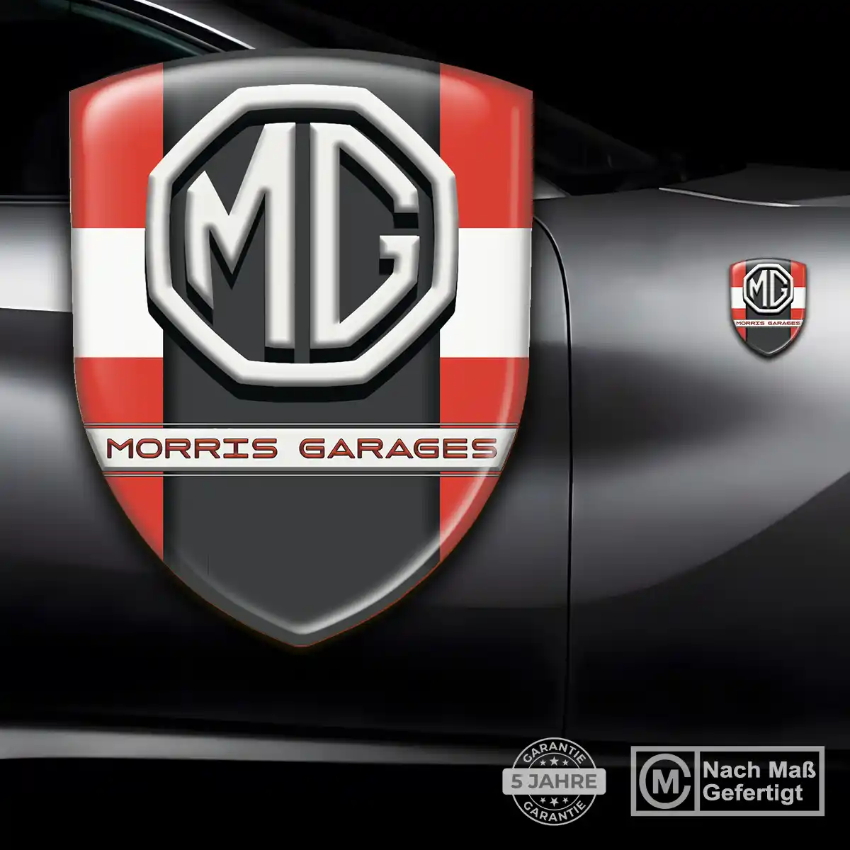 MG Silikon Aufkleber Embleme Auto Limitierte Auflage