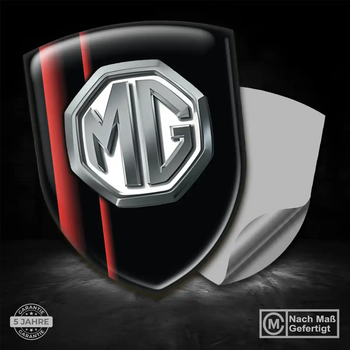 MG Silikon Aufkleber Embleme Auto Premium-Edition