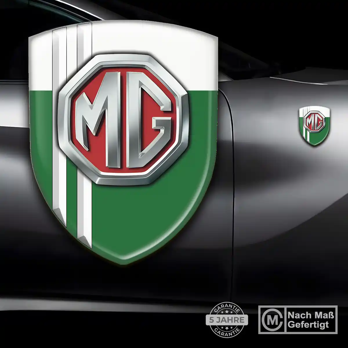 MG Silikon Aufkleber Embleme Auto Premiumqualität