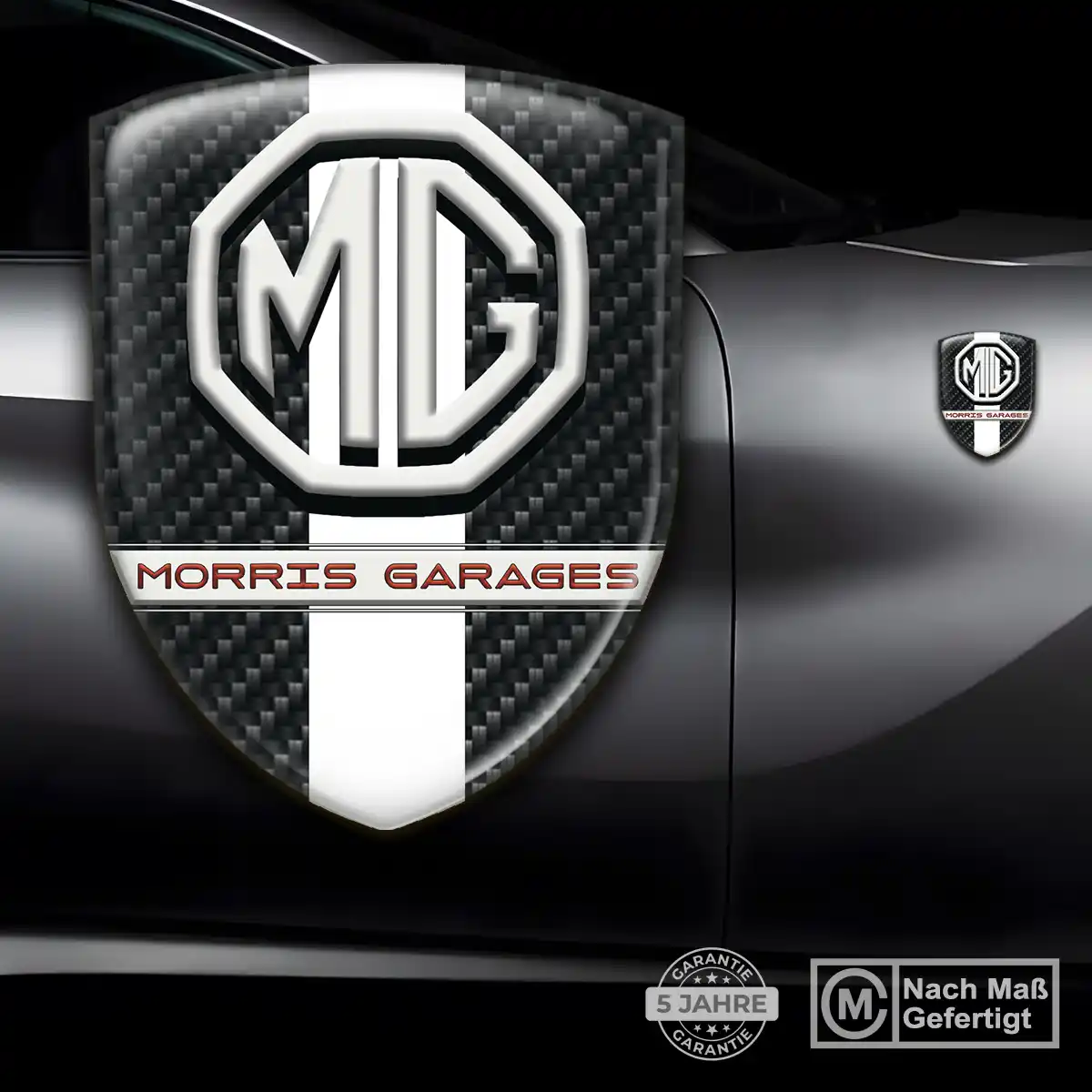MG Silikon Aufkleber Embleme Auto Stilvolles Design