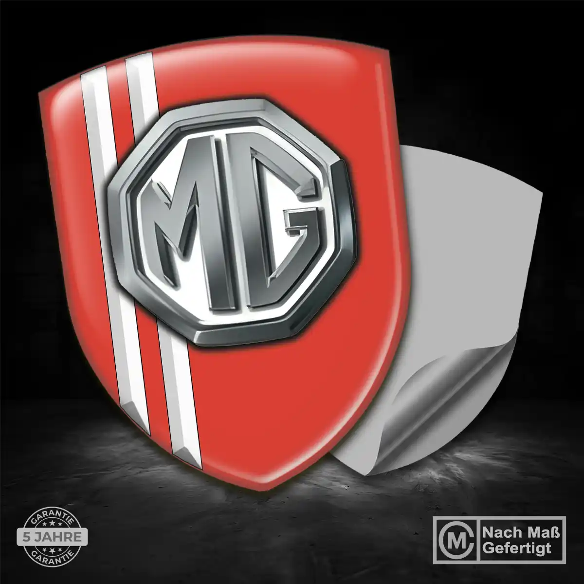 MG Silikon Aufkleber Embleme Auto Tuningfahrzeug