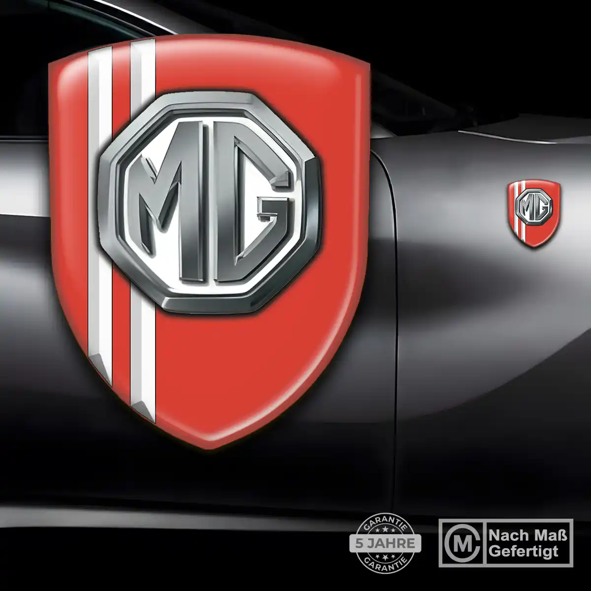 MG Silikon Aufkleber Embleme Auto Tuningfahrzeug