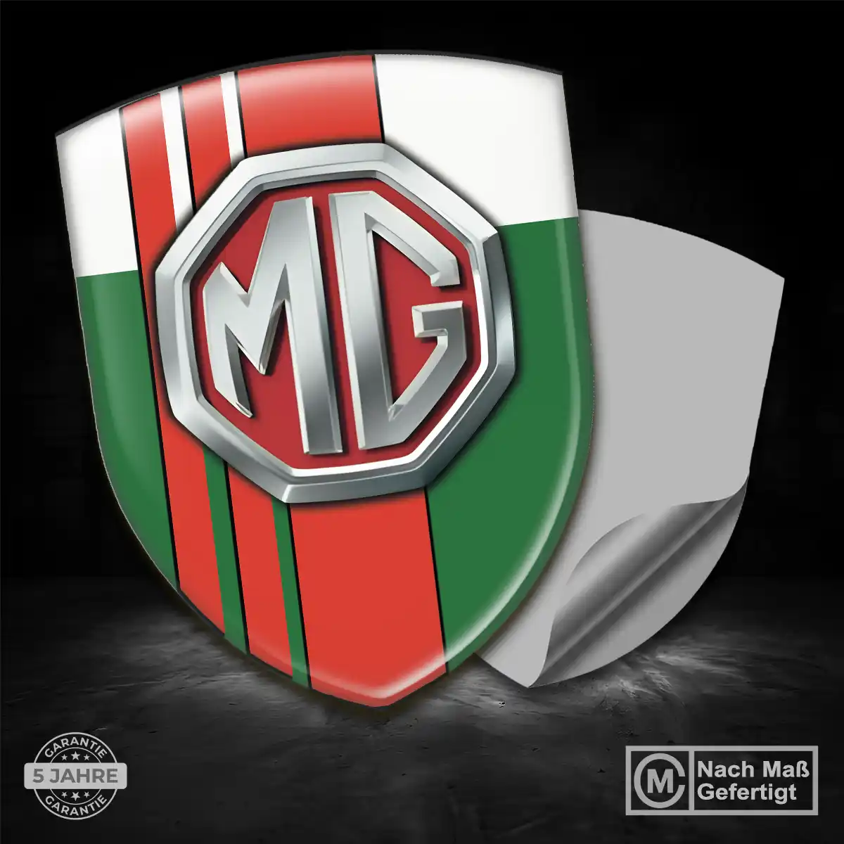 MG Silikon Aufkleber Embleme Elegantes Design