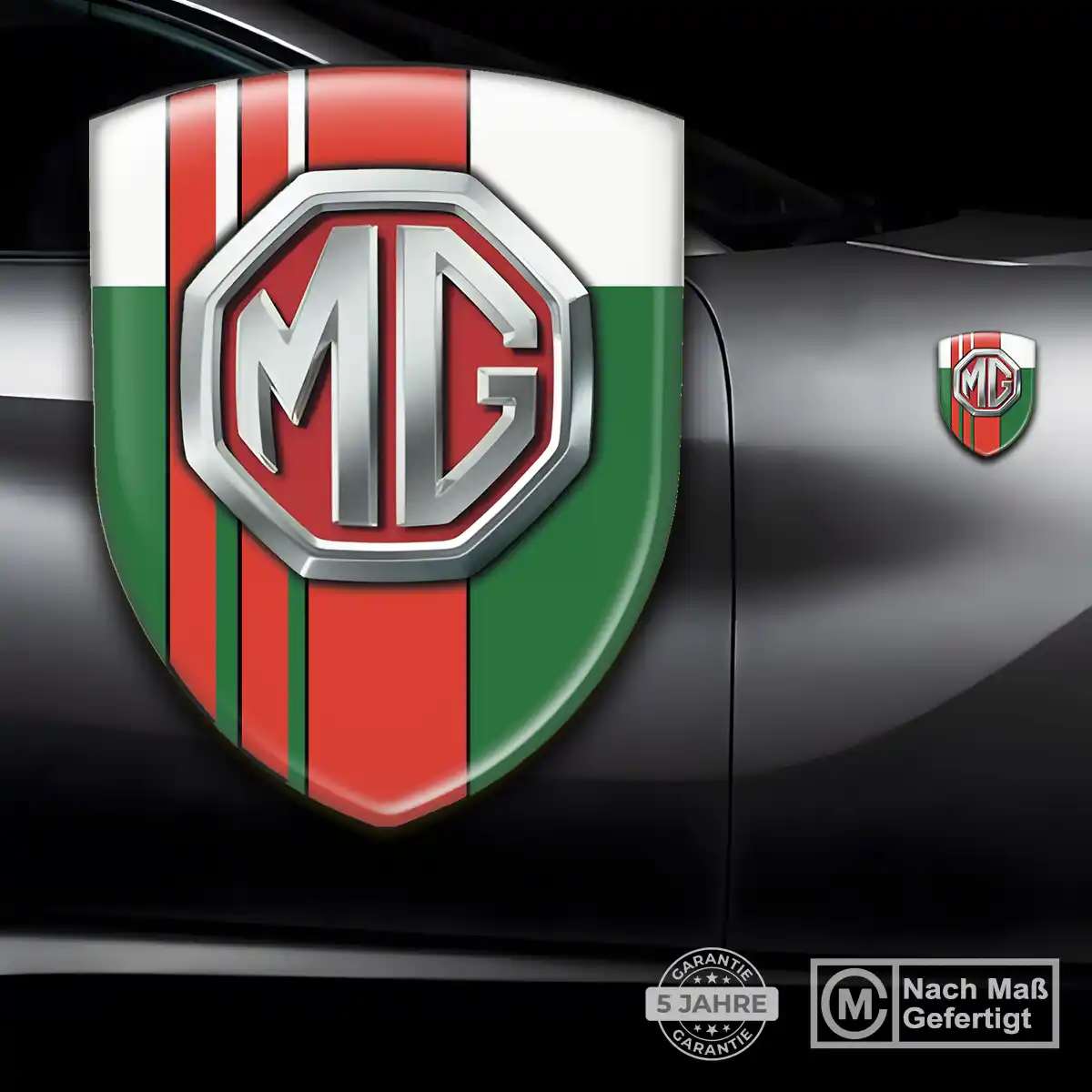 MG Silikon Aufkleber Embleme Elegantes Design