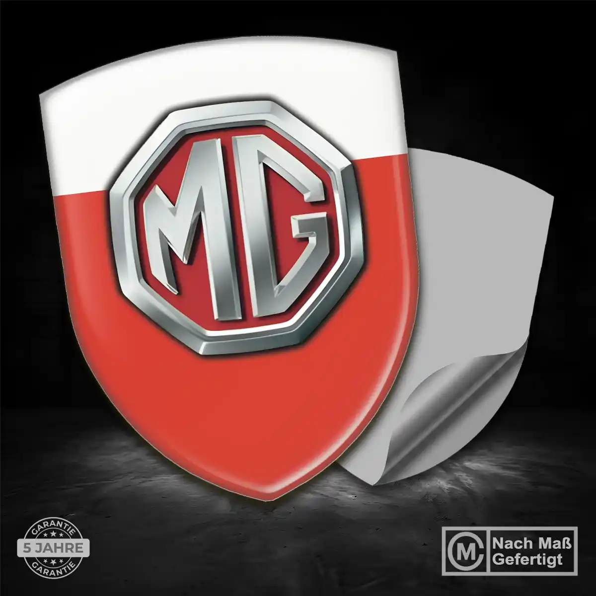 MG Silikon Aufkleber Embleme Erstklassige Qualität