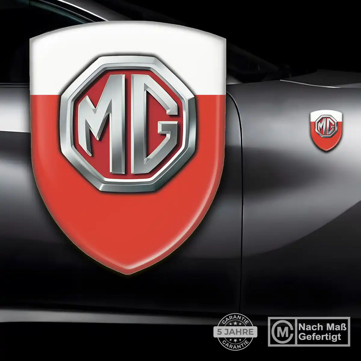 MG Silikon Aufkleber Embleme Erstklassige Qualität