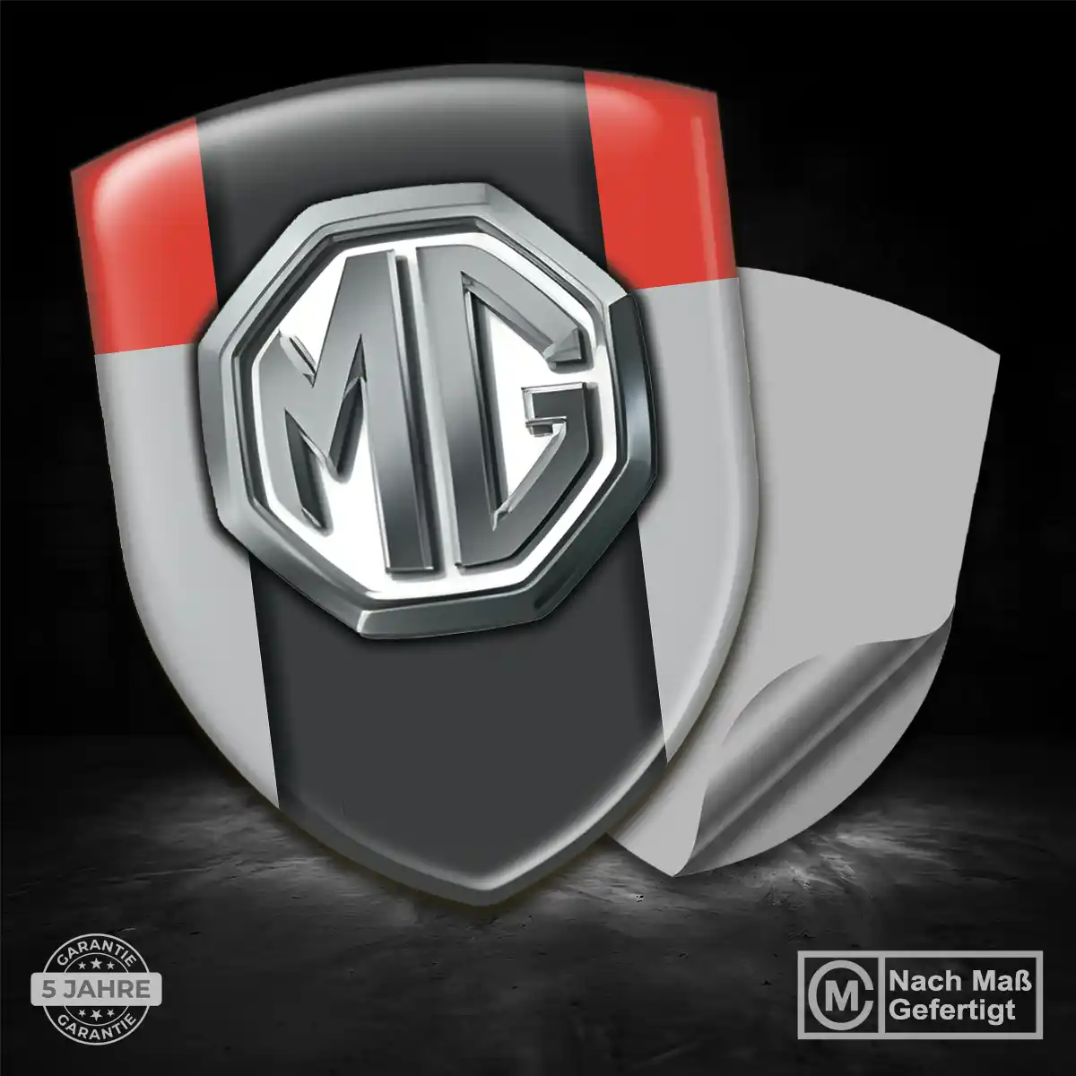 MG Silikon Aufkleber Embleme Exterieurdesign