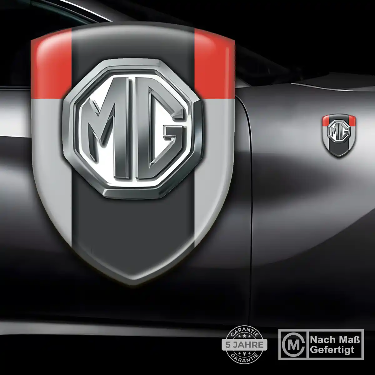 MG Silikon Aufkleber Embleme Exterieurdesign