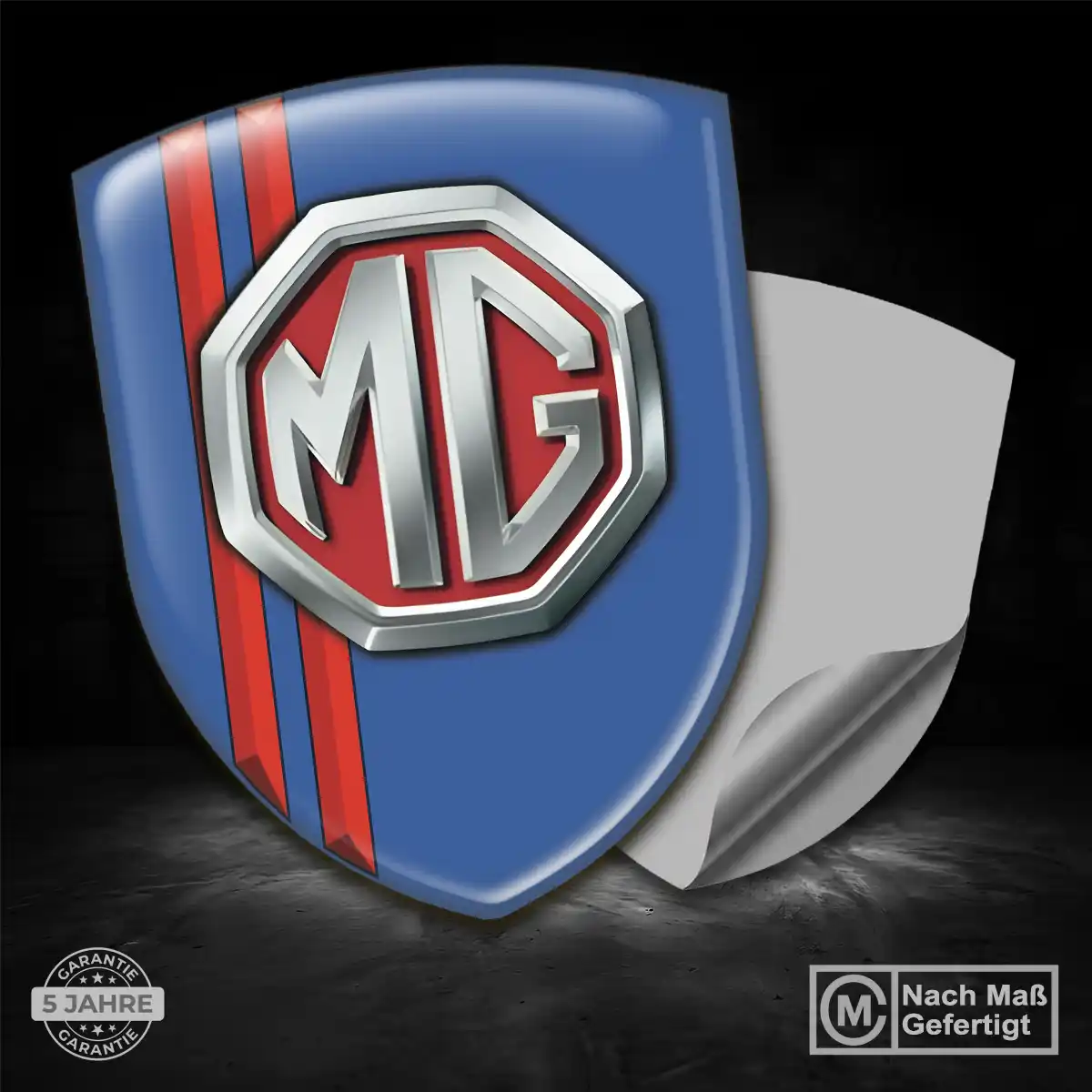 MG Silikon Aufkleber Embleme Interieurdesign