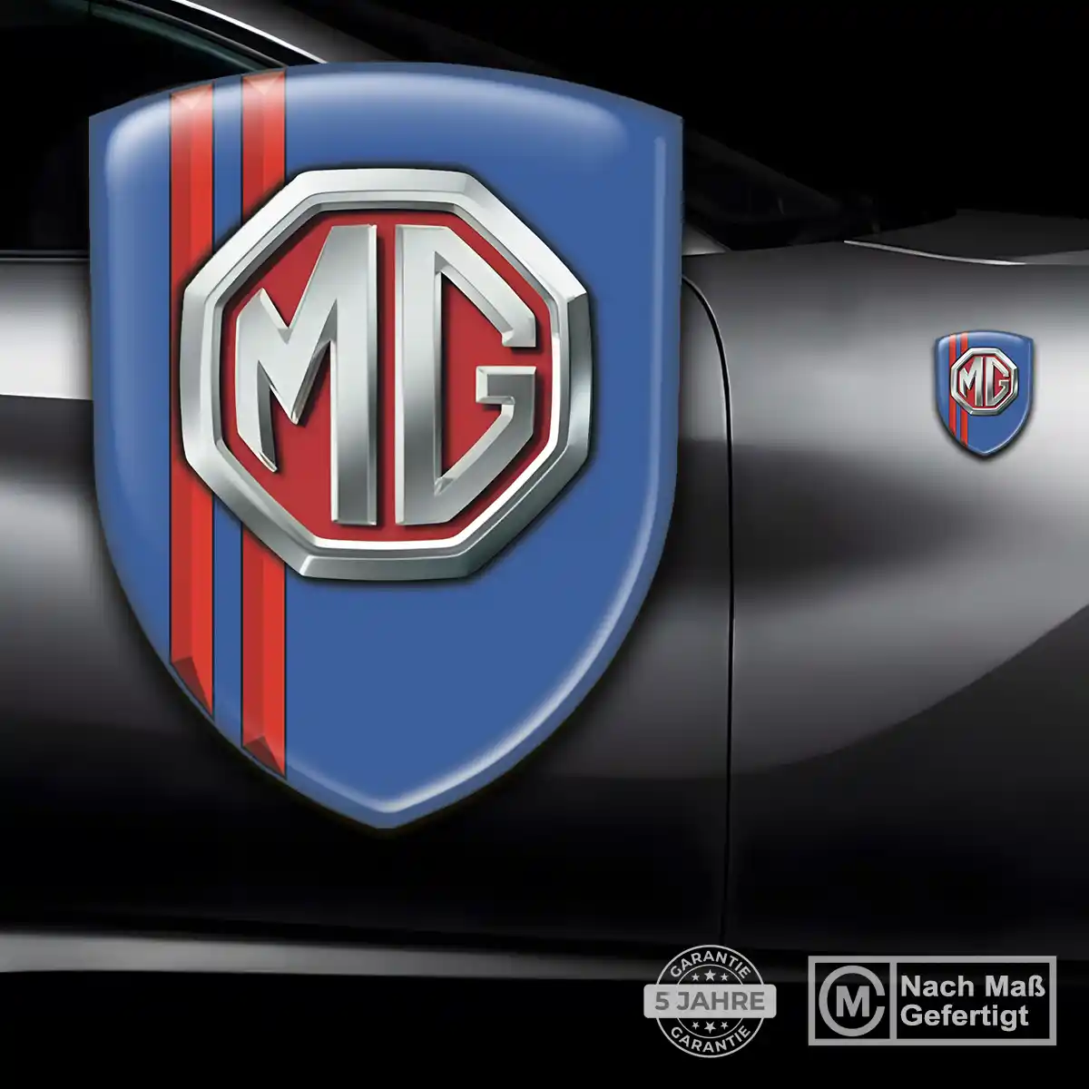 MG Silikon Aufkleber Embleme Interieurdesign
