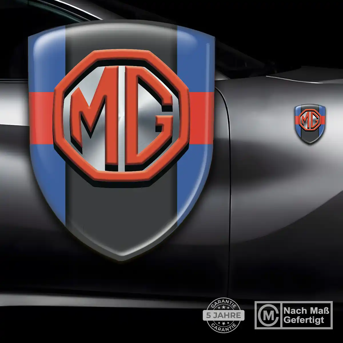 MG Silikon Aufkleber Embleme Limitierte Auflage
