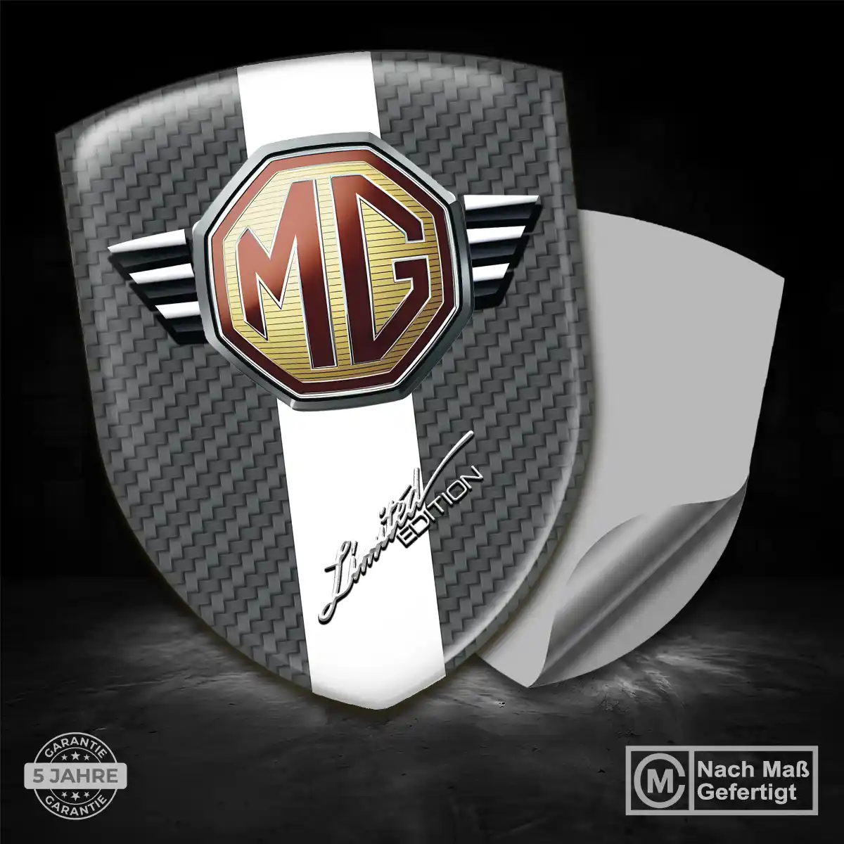 MG Silikon Aufkleber Embleme Luxus-Edition