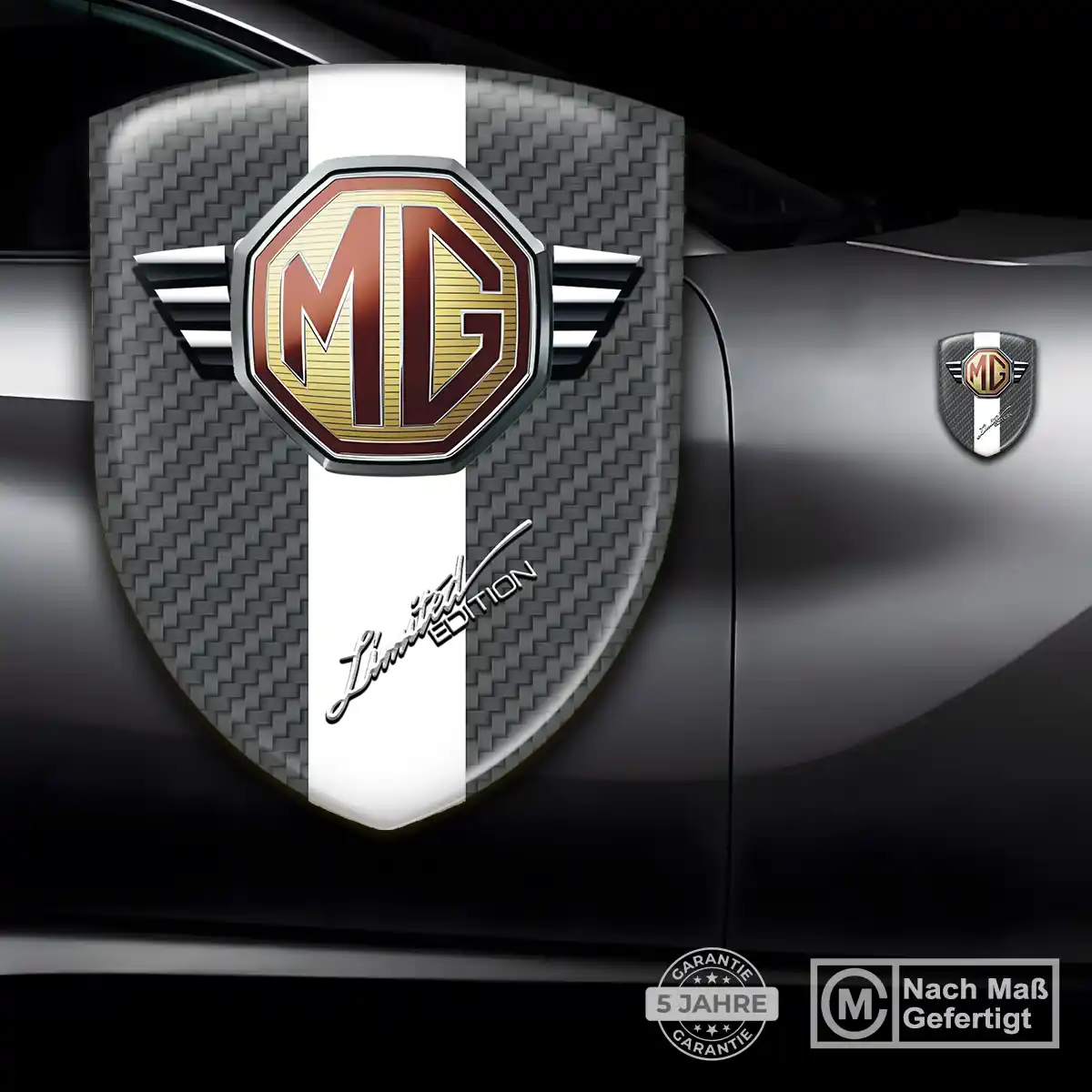 MG Silikon Aufkleber Embleme Luxus-Edition