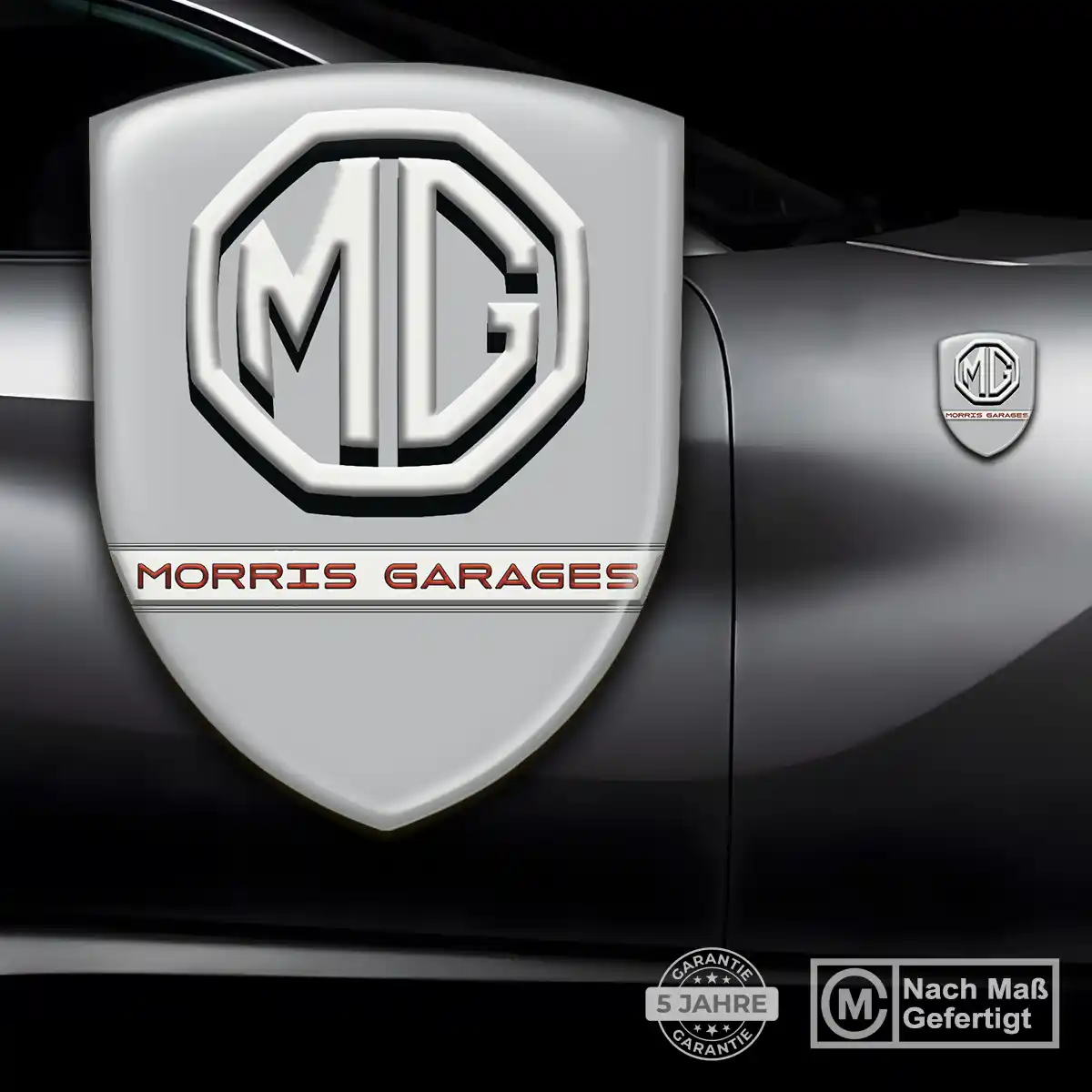 MG Silikon Aufkleber Embleme Markenedition