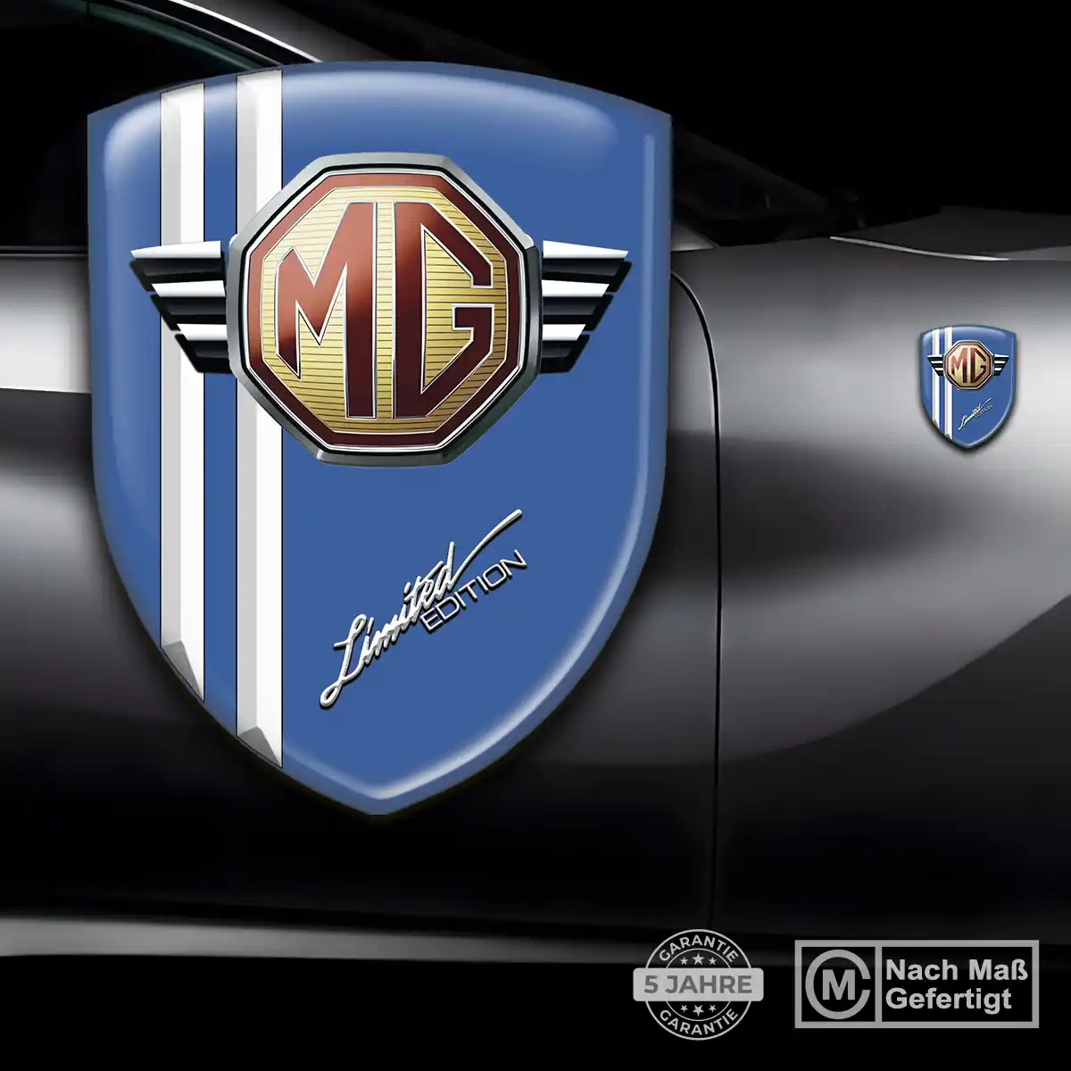 MG Silikon Aufkleber Embleme Premium-Edition