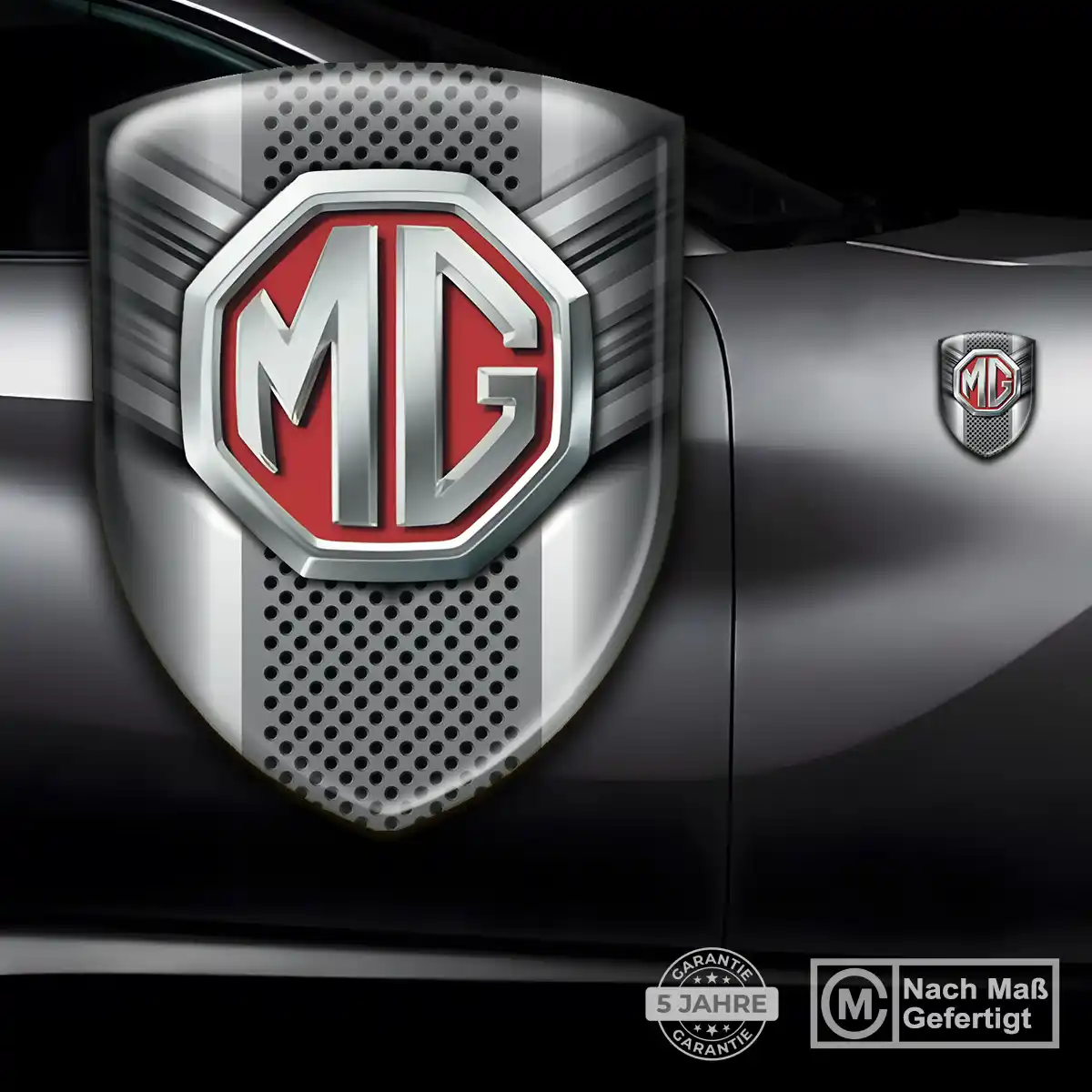 MG Silikon Aufkleber Markenedition