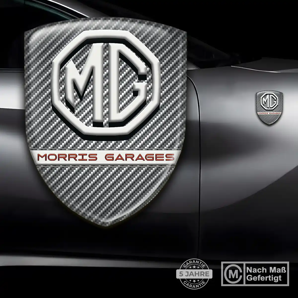 MG Silikon Aufkleber Premiumqualität