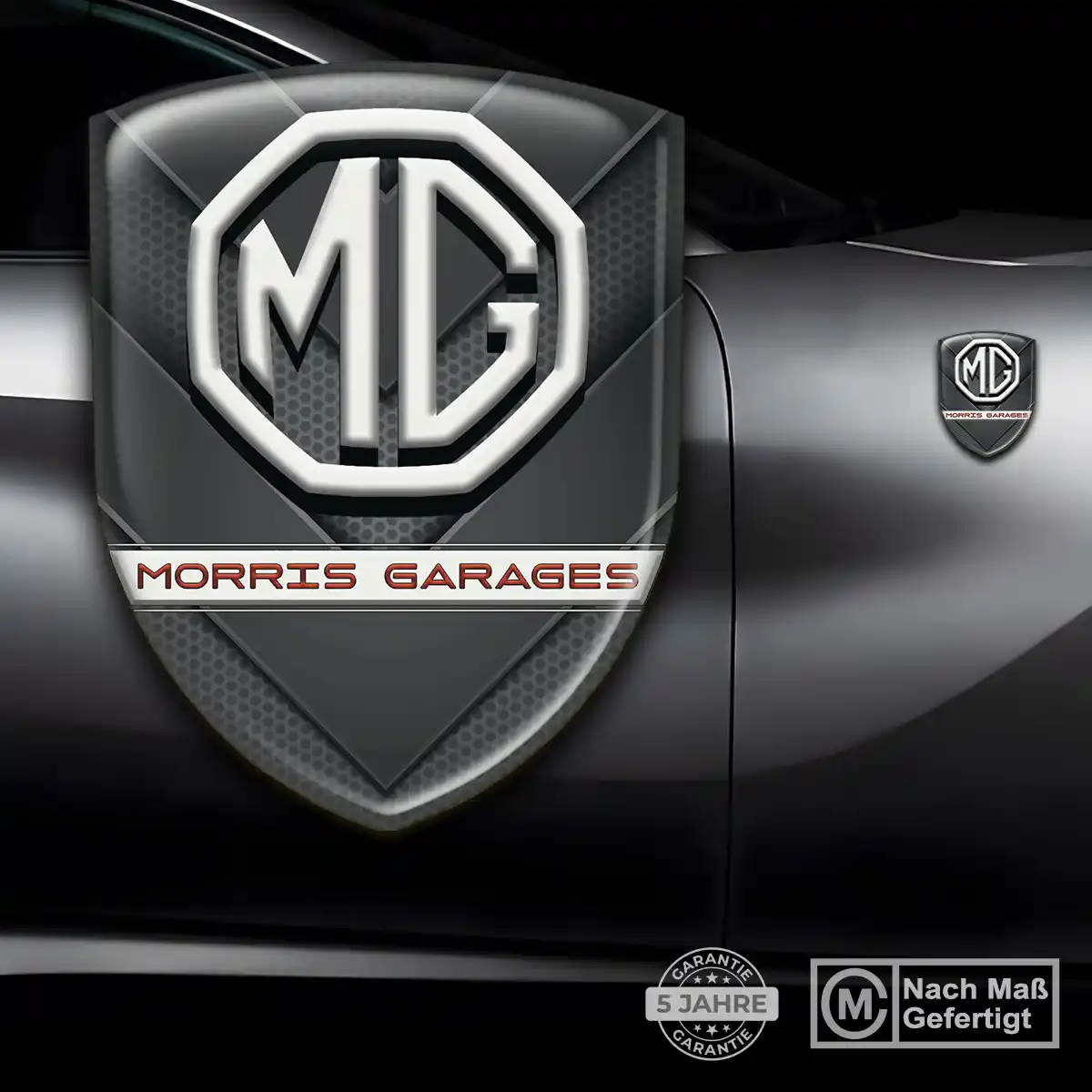 MG Silikon Aufkleber Wappen Auto Interieurdesign