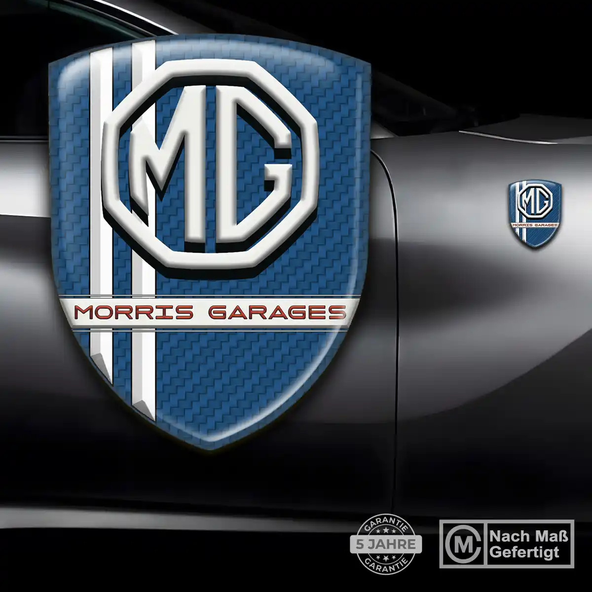 MG Silikon Aufkleber Wappen Auto Modernes Design